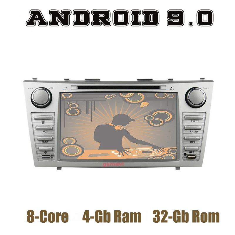 

for toyota camry 2006-2011 PX5 Android 9.0 Car GPS dvd Multimedia Player with wifi usb 4+32GB Auto Stereo