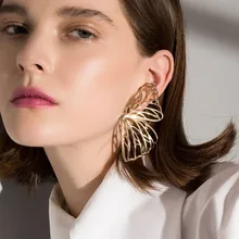 Лучшая Женская модная подвеска-бабочка, массивные серьги-гвоздики для женщин, трендовая Свадебная вечеринка, богемное ювелирное изделие