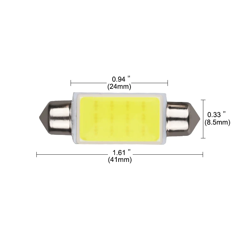 2 шт. Автомобильные светодиодные лампы 31 мм/36 мм/39 мм/41 мм 12 В|led interior light|interior led