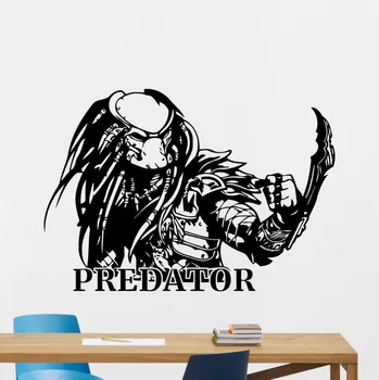 

Predator Wall Decal Superhero Nursery Vinyl Wall Sticker Kids Rooms Decor Mural Art Adesivo De Parede Bedroom Decoration LA072