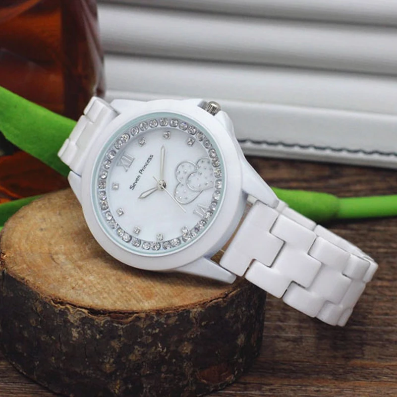 Casual Orologio In Ceramica Bianca Orologi Da Polso Delle Donne Analogico  Display Orologio Da Donna Impermeabile Moda Diamante Cassa In Oro  Relojes|reloj fashion|reloj relojreloj gold - AliExpress