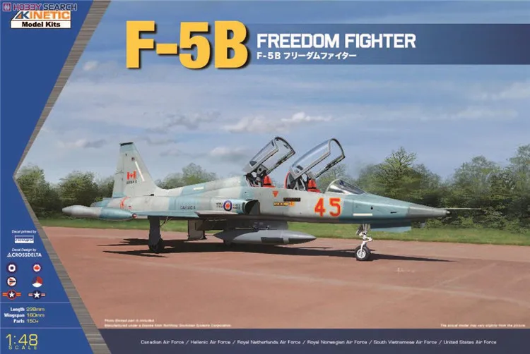 

Kinetic 1/48 F-5B Freedom Fighter Air Craft Model Kit