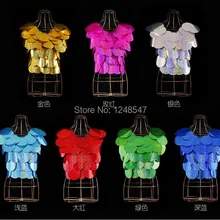 Розничная! сексуальные костюмы, костюм ds dj, модная женская певица, современные танцевальные костюмы, лазерные блестки, жилет, топы