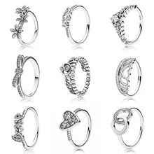 anillo tiara pandora plata anillo tiara pandora plata