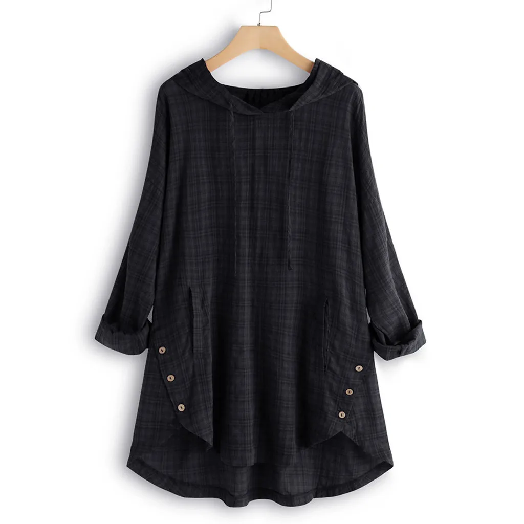 

Feitong Plus Size Ladies Blouses Women 2019 Soldi Long Sleeve Kaftan Baggy Button Cotton Linen Casual Tunic Blouse Blusas Mujer