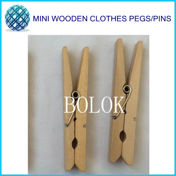 

100pcs/lot Retail BIG SIZE 72mm Natural wooden pins |Clip | Wooden Peg
