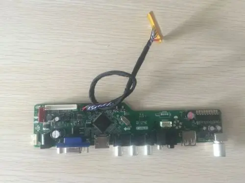  Latumab New Kit for LTM200KT10 TV+HDMI+VGA+USB LCD LED screen Controller Driver Board Free shipping