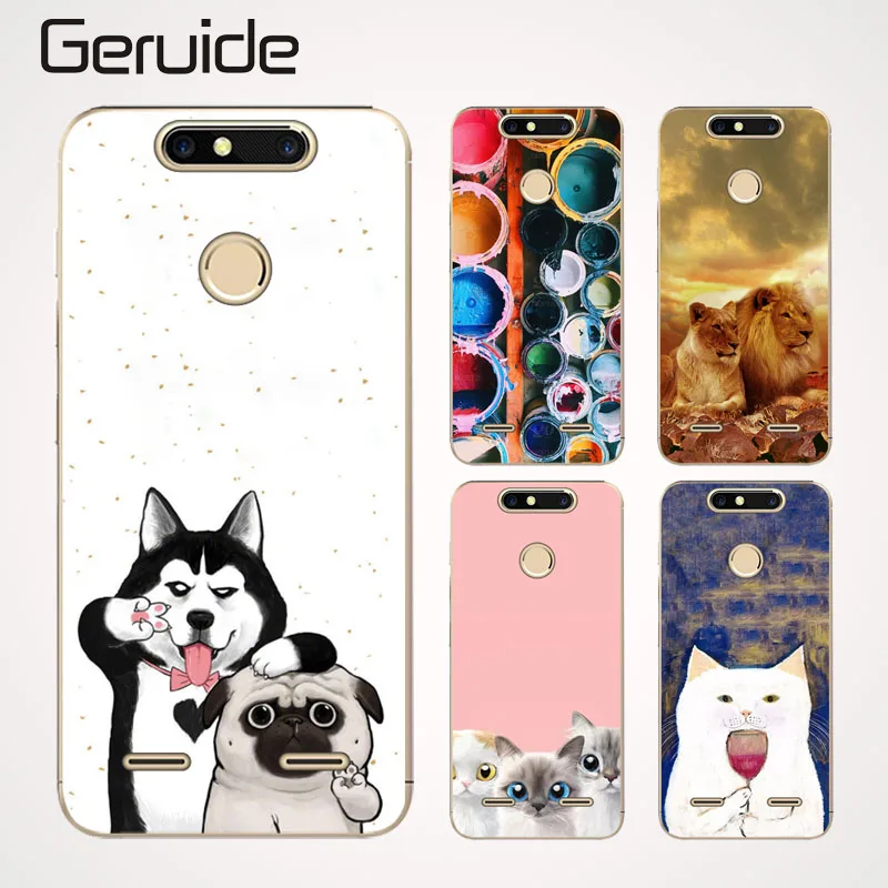 

Geruide Cover for ZTE Blade V8 Mini Case Printing Cute Soft TPU Silicone Phone Cases for ZTE V8 Mini Cover V8Mini v8 mini Funda