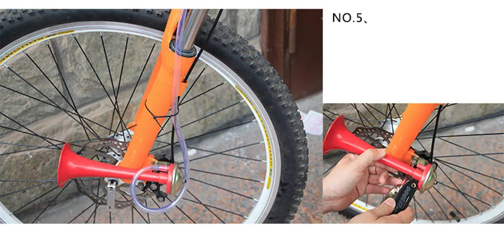 Велосипед Велоспорт Металлический Воздушный гудок колокол стекляная труба велосипед громкий звонок воздушный гудок безопасности дорожный детский руль кольцо A30522