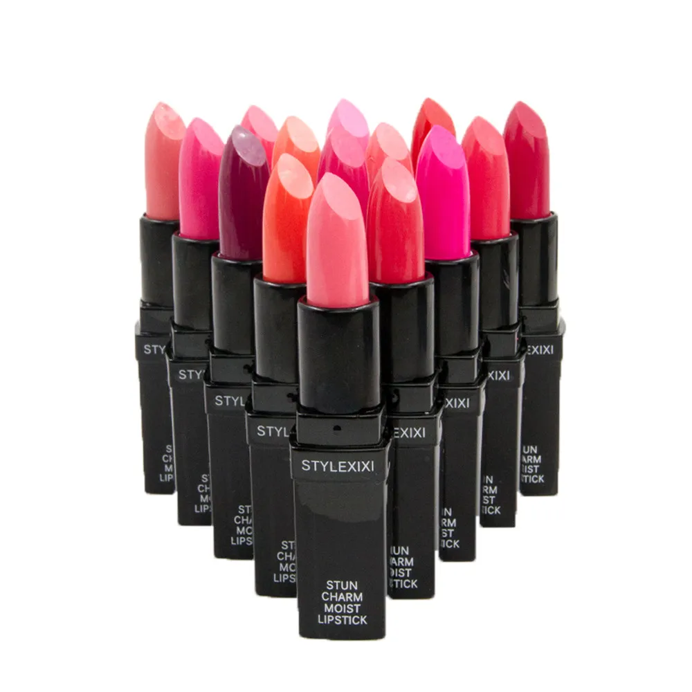 

Bright Color Waterproof Shimmer Moisturizing Lipstick Long Lasting Lip Gloss