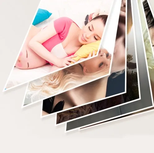 

100pcs/set 6Inch Glossy Photo Paper Inkjet Printing Color Printing Single-Sided Coated Printing highlight waterproof luminous