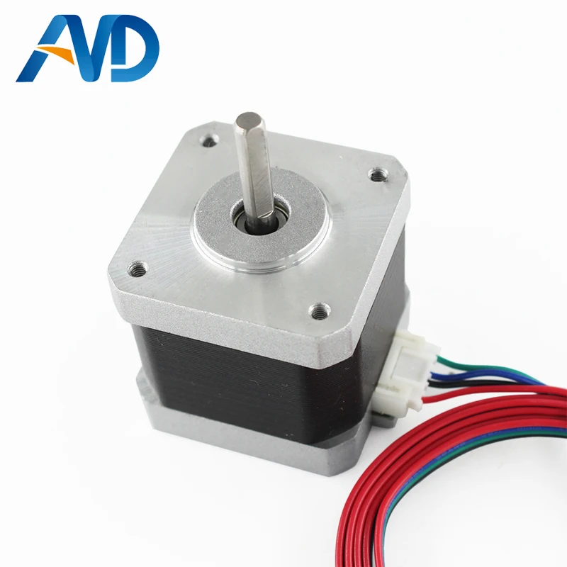 

1pcs 4-lead Nema17 Stepper Motor 42 Step 42BYGH 1.5A 17HS4401 1.8 DC For CNC XYZ with 4 pin 800mm Dupont Cable Part