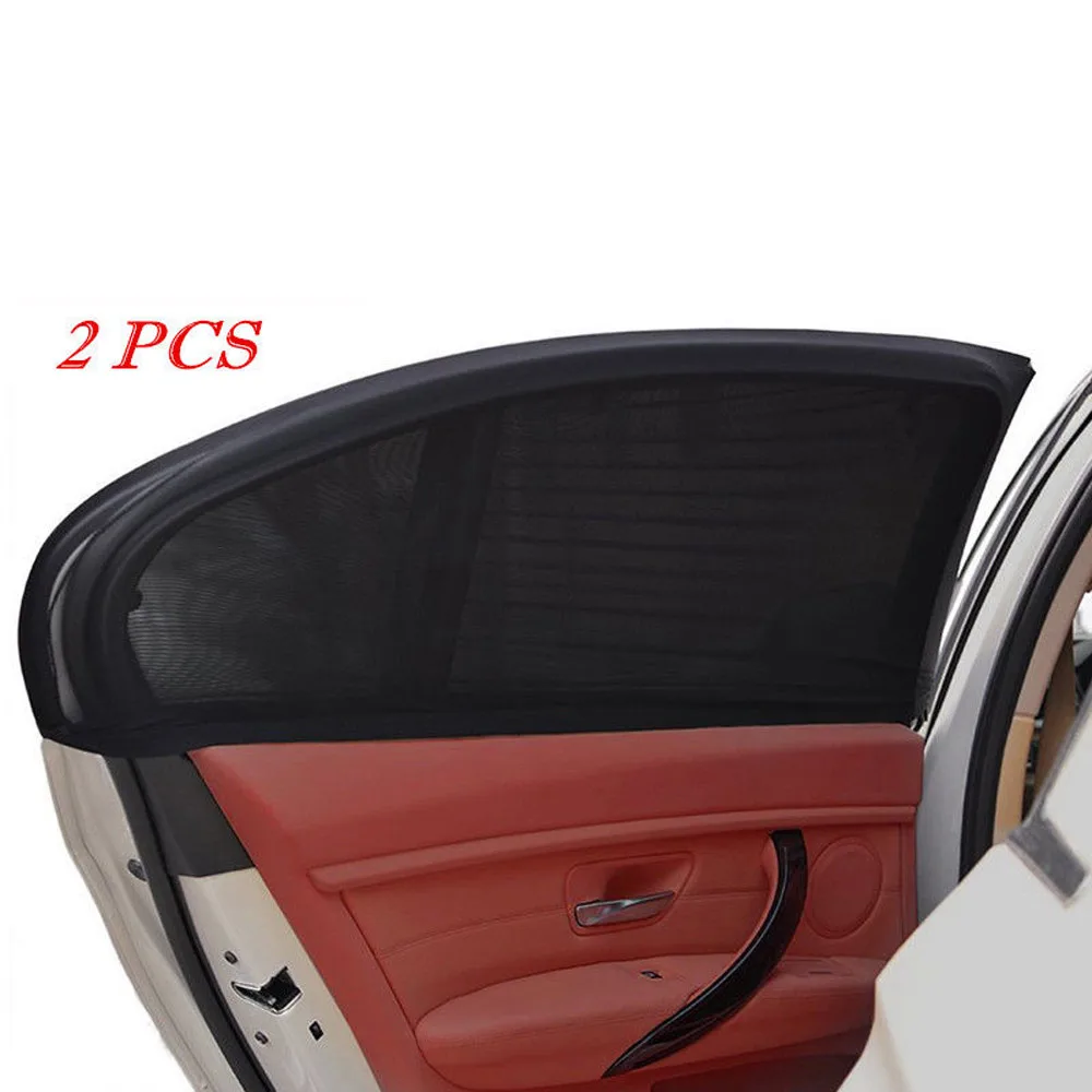 

2 x Car Sun Shade Cover Rear Side Window Kids Baby Max UV Protection Block Mesh Rear side window of car sun shade