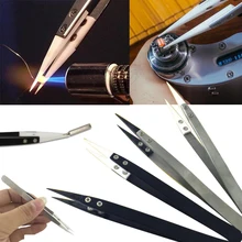 Высокая Температура устойчивый Керамика Пинцет атмосферным воздействиям, антикоррозионная инструмент высокое качество младенца Pincet pinzette антистатический термостойкий