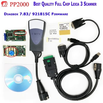 

Best Quality Full Chip Lexia3 Lexia 3 PP2000 Auto Diagnostic Tool lexia-3 921815C Firmware Diagbox V7.83 Free Shipping