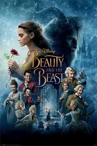 

BEAUTY AND THE BEAST MOVIE SILK POSTER Decorative painting 24x36inch 03