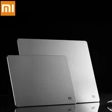 100% оригинала Xiaomi Металл коврик для мыши 18*24 см * 3 мм, 32*18 см * 3 мм, Роскошные Простой Тонкий Алюминий компьютер коврик для мыши S Матовый