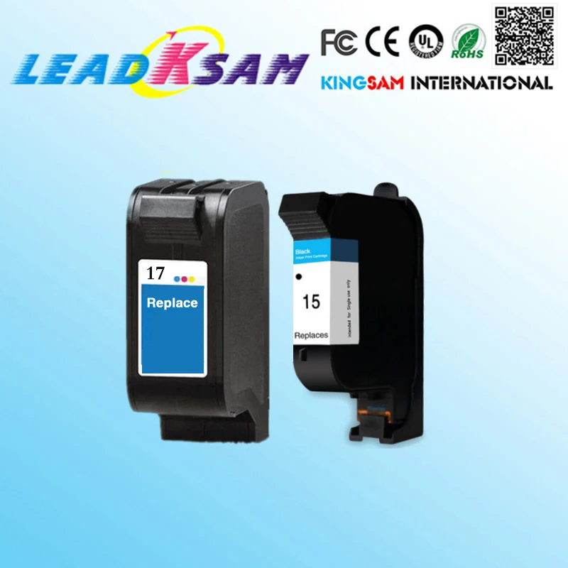 

Ink Cartridges Remanufactured For HP 15 17 XL repalce for hp15 hp17 C6615A C6625A Deskjet 816c 825c 840c 841c 842c 843c 845c