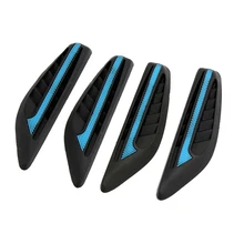4pcs Auto Car Rubber Front Rear Door Guard Protector Sticker