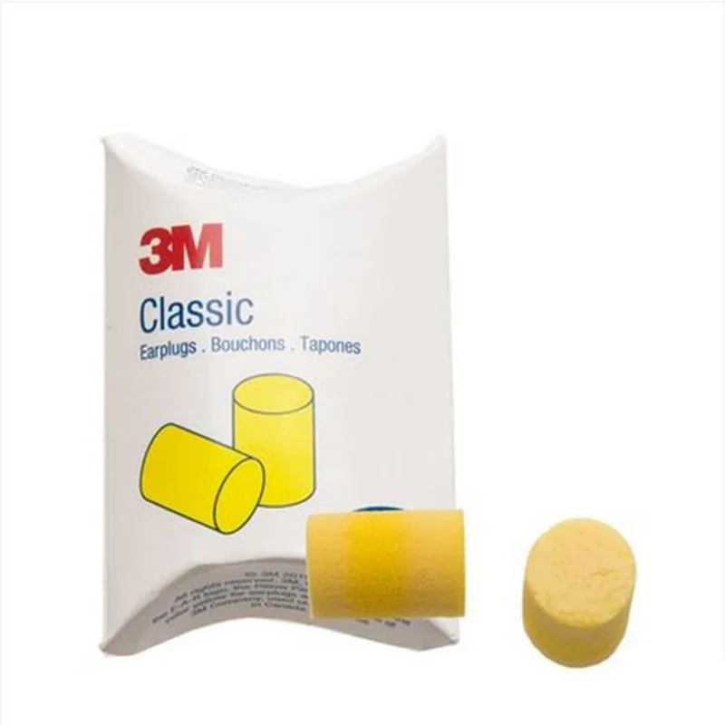 

10PCS/LOT 3M 310-1001 Anti Noise Earplugs Hearing Protection Soundproof Sleep Learning Noise Reduction Foam Earplug NRR 29dB