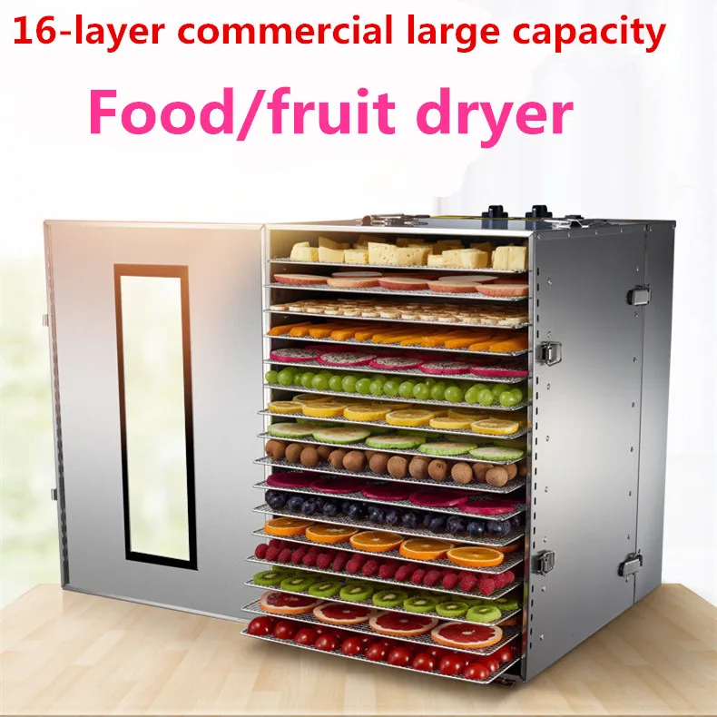 

2018 new multi-function consumer and commercial fruits and vegetables food dehydration dried fruit machine dryer 220V 1500W
