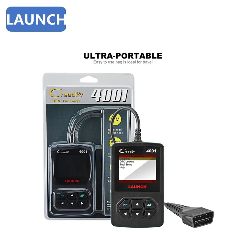 

Origional Launch DIY CReader 4001 OBDII/EOBD Auto Diagnostic Scan Tool Code Reader Launch CReader4001