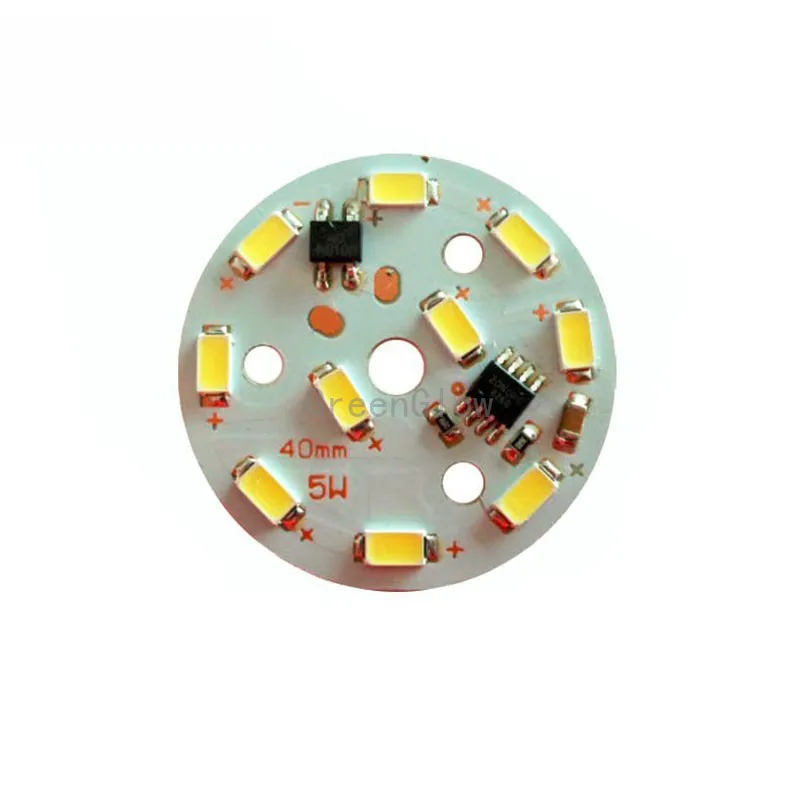 10X New design Integrated IC LED driver 5W 5730SMD with PCB direct