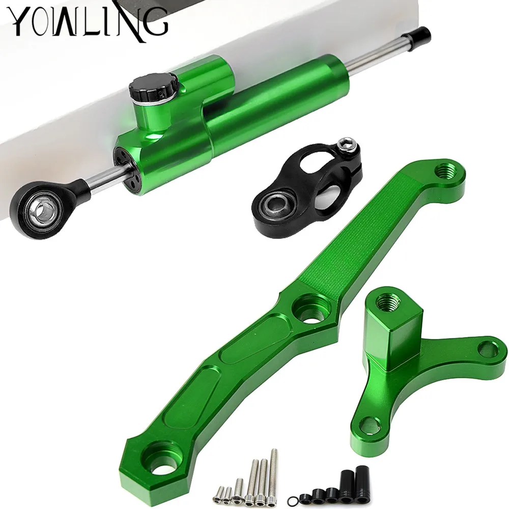 

For Kawasaki Z800 2013 2014 2015 2016 2017 2018 Motorbike Damper Steering Stabilizer Damper Complete Steering Mounting Bracket