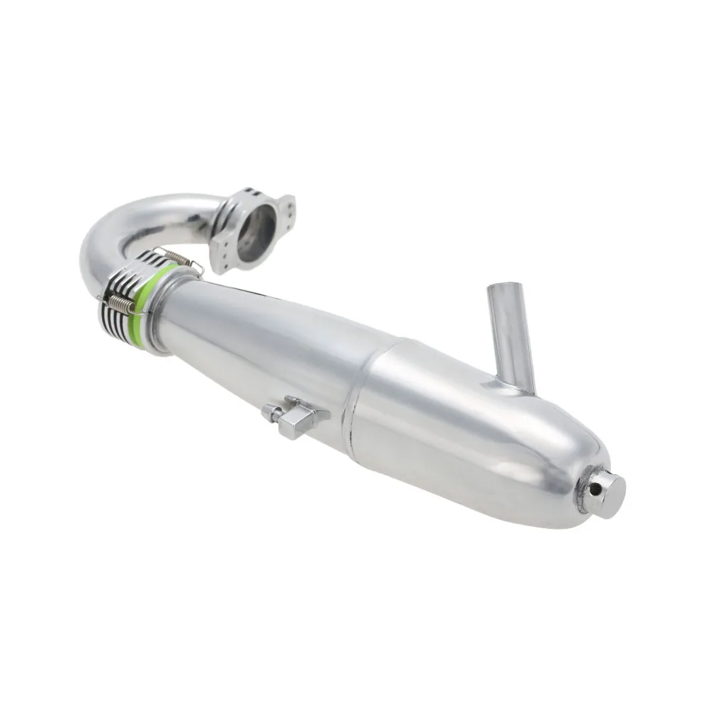 BQ004 (081009) Aluminum Exhaust Pipe & Spring for 1/8 Nitro Buggy RC