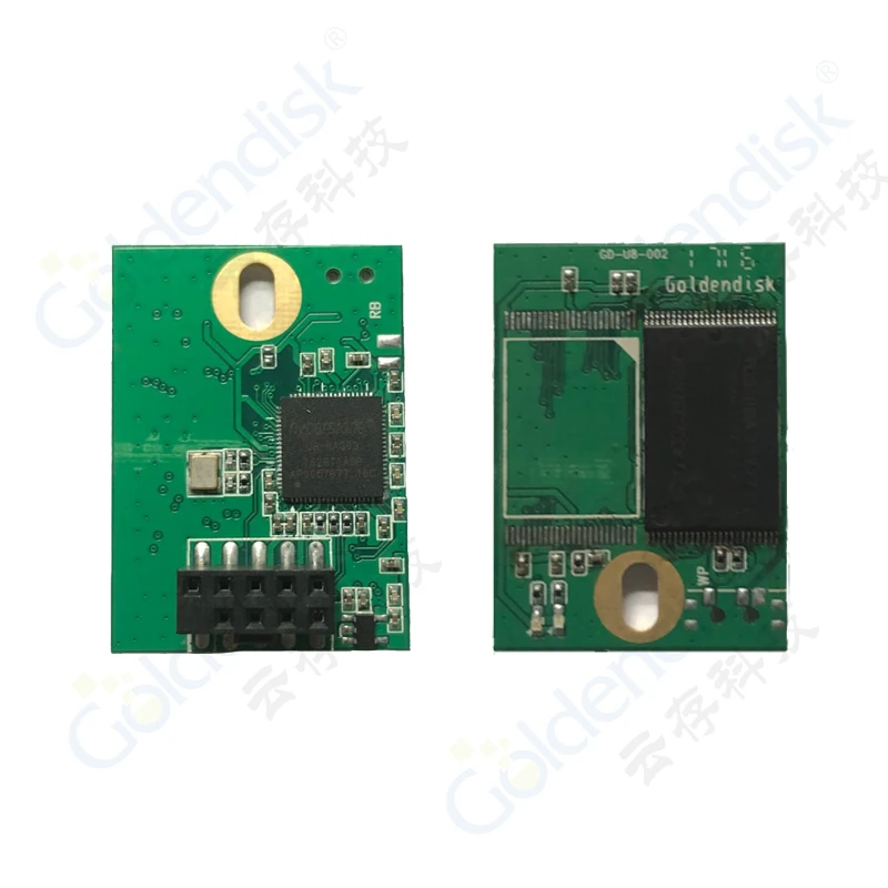 

Goldendisk 16GB USB DOM SSD Vertical NAND MLC Flash Industrial Hyperstone Controller Original SATA II 4GB 8GB 32GB 64GB