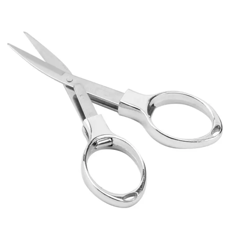 

Portable Mini Stainless Steel Folding Scissors 8-shaped Cutter Tools for Home Travel Camping Tool