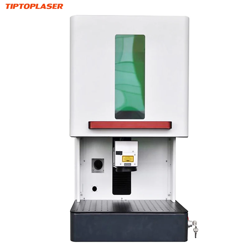 High precision 20w 30w 50w enclosed fiber laser marking machine raycus source metal price | Инструменты