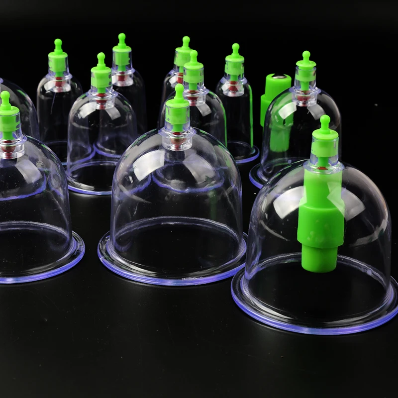 Buy 12 Vacuum Cupping Cups Acupuncture Set Chinese Medical Therapy
