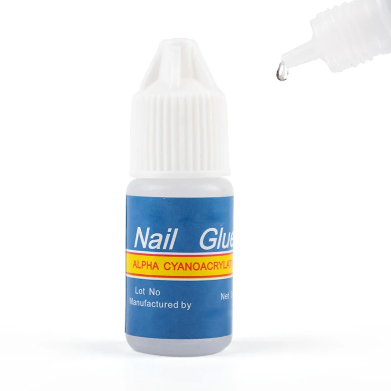 

3g Glue for Fake Nails or Rhinestones Tips Strong Nail Glue for False Nails Glue for Artificial Nails Unas Pegamento JS001