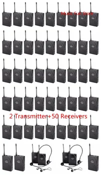 

Takstar UHF938 / UHF 938 Wireless Tour Guide System UHF frequency 2 Transmitters + 5 Receivers for Tour guiding sightseeing