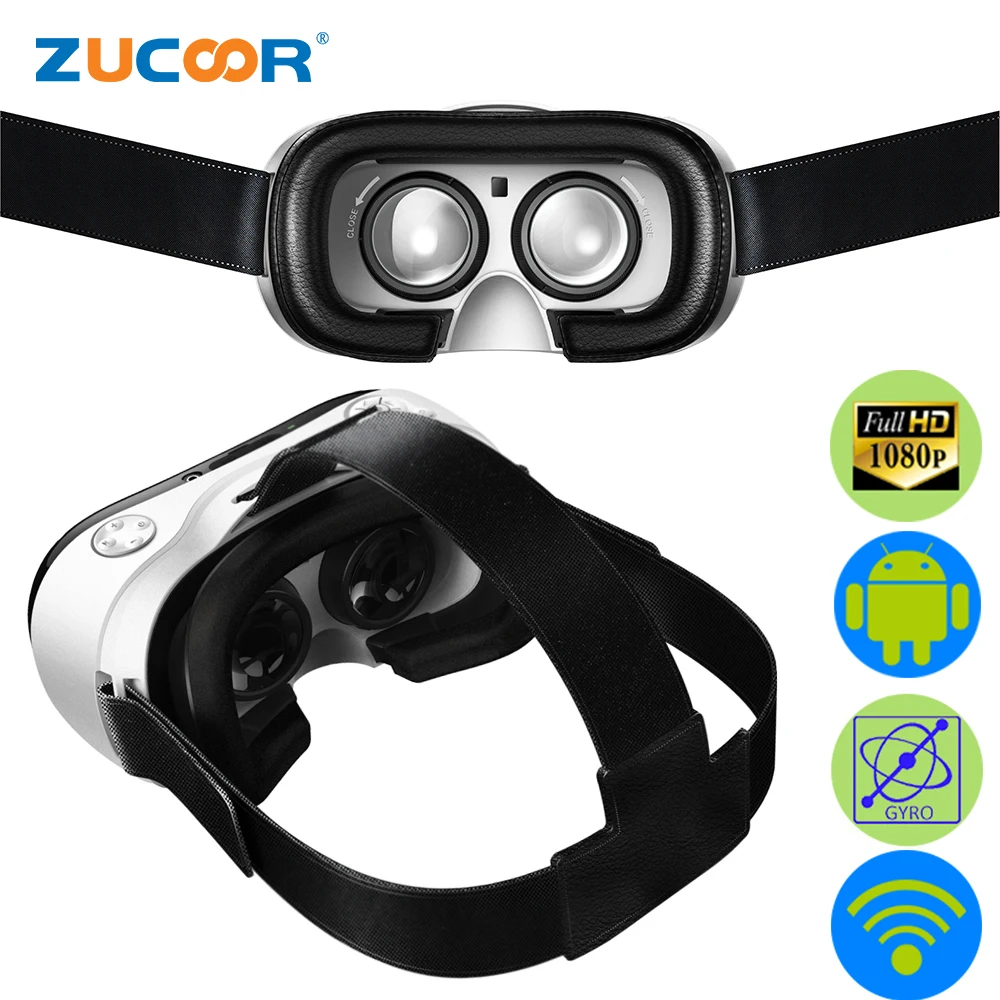 HD 3D Glasses Movie Game All in One VR Virtual Reality Glasses Bluetooth Headset