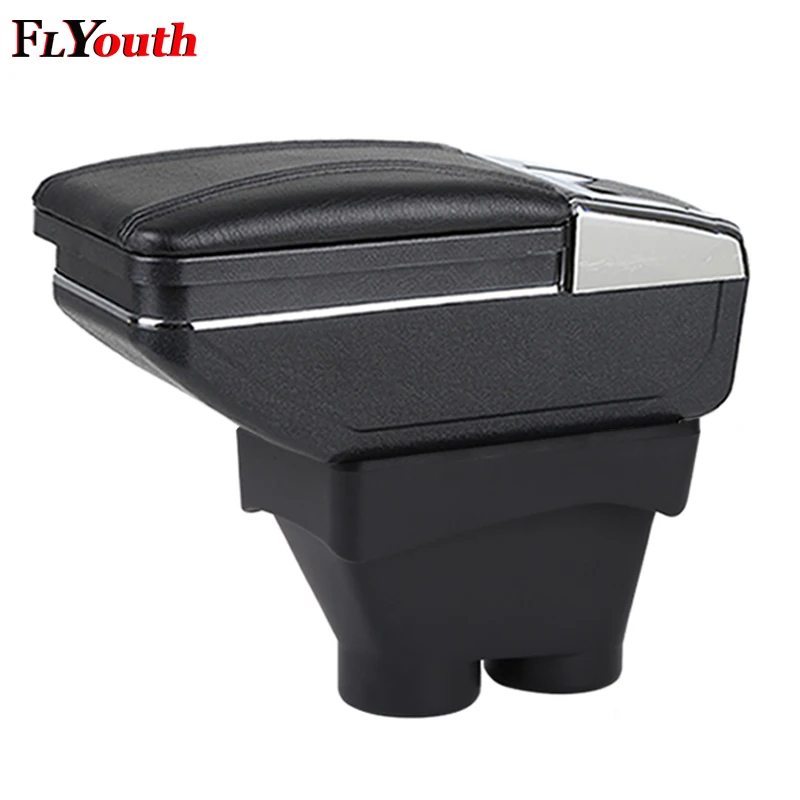 

Car Armrest Box Central Store Content Box Products Interior Armrest Storage Car-Styling Accessories For Peugeot 208 2014-2018