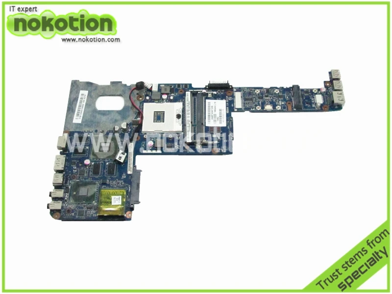 

NOKOTIOLaptop motherboard for toshiba satellite M645 K000109650 LA-6072P HM55 N11P-LP2-A3 DDR3 Mother Board free shipping