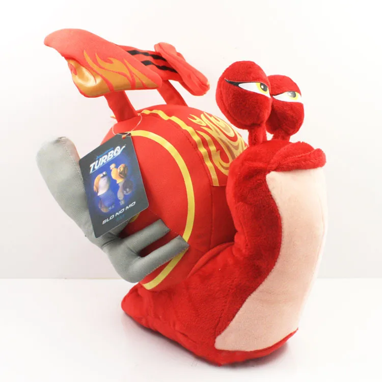 25CM Cartoon 3D Turbo Burn Red Color Movie Stuffed Animal Toys Cool