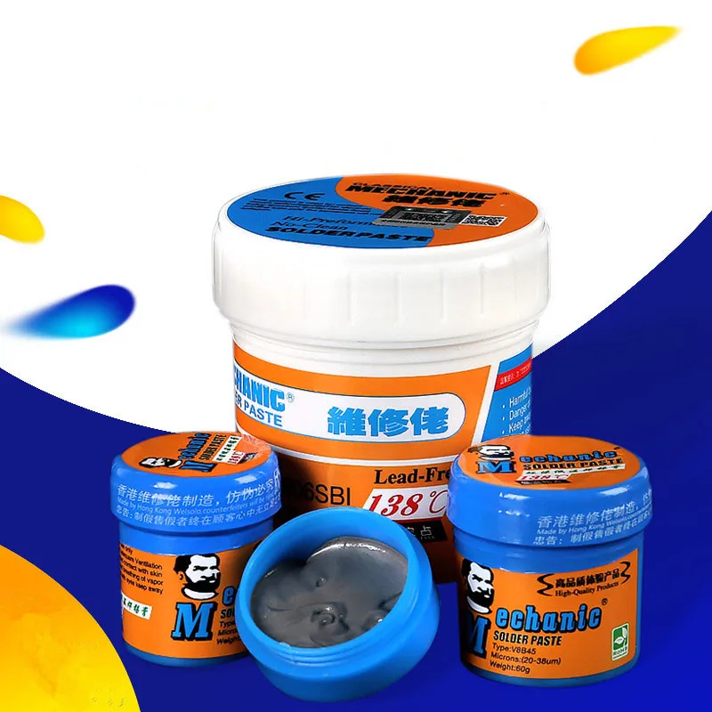 

Mechanic Soldering Solder Welding Paste Flux SMD SMT Sn63/Pb37 Tool Soldering Iron Station Flux Sn63/Pb37 Repair Tool for Phone