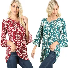 Floral Print T-shirt 2019 Elegant Office Ladies Long Sleeve Chiffon T-shirts Fashion Women Print Tees Casual Beach Tops T shirt Floral Print T-shirt 2019 Elegant Office Ladies Long Sleeve Chiffon T-shirts Fashion Women Print Tees Casual Beach Tops T shirt