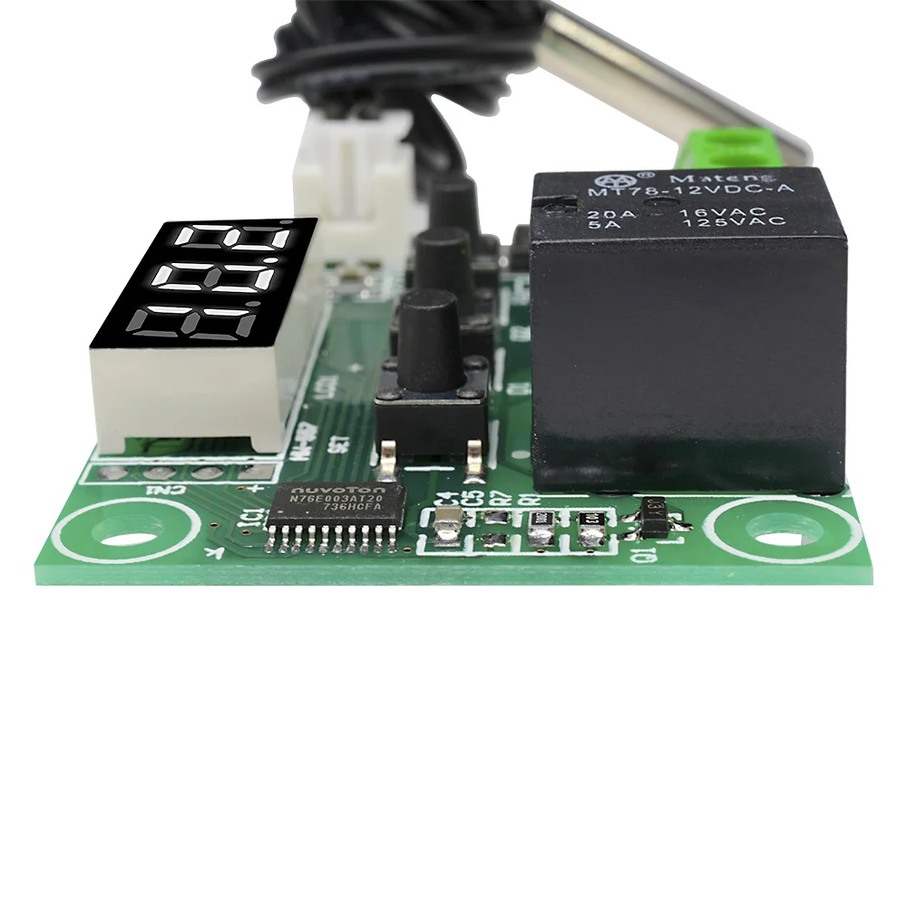W1209 DC 5V 12V 24V Температура отопления охлаждения термостат контроль температуры
