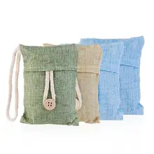 Новые 4 пачки 100 г природных очистки воздуха бамбуковый уголь сумка освежитель воздуха(разные цвета