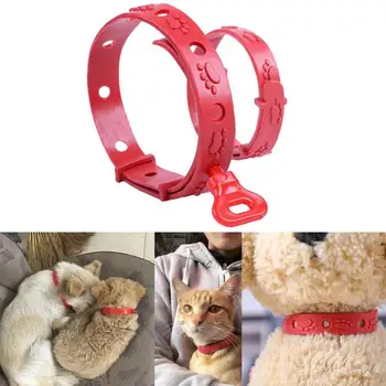 

Chain Cat Dog Collar Remedy Anti Flea Mite Collar 1PC New Neck Strap Necklace Tick Pet Collar Acari Protection Collar