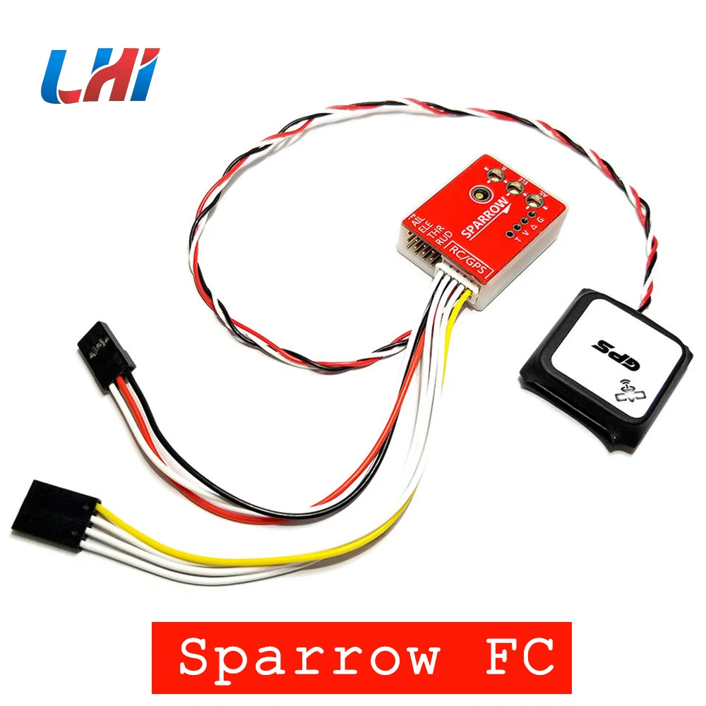 

Sparrow Flight Controller with GPS Compass For Mini Fixed Wing Fence Mode FPV RC Micro Drone Sonicmodell VS U-MINI A3 Super NX3