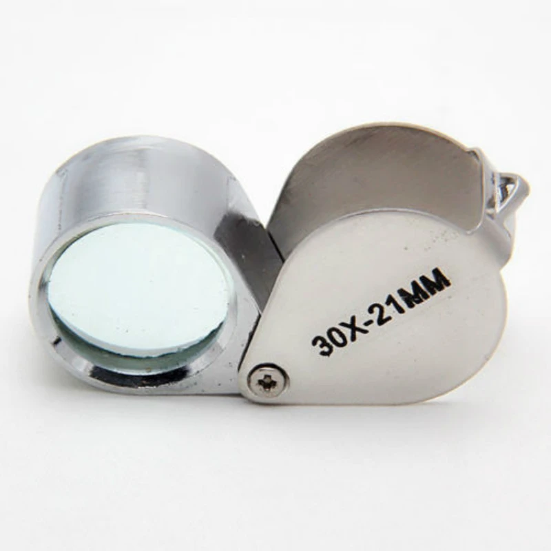 1Pc New Mini 30x Jewelry Diamond Loupe Magnifier Eye Magnifier