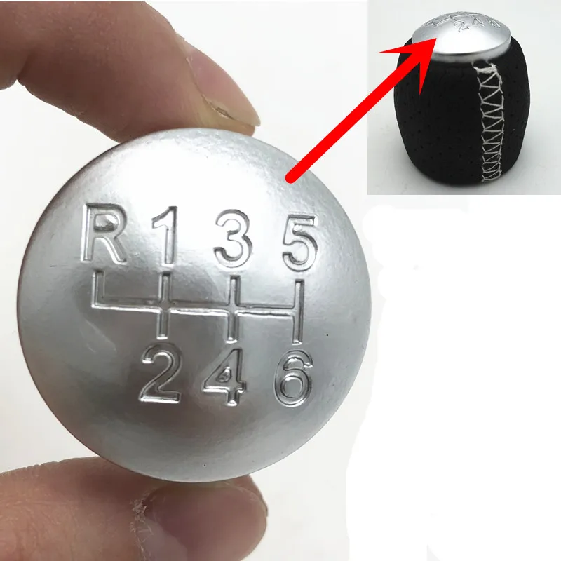

6 Speed Car Styling Manual Gear Shift Knob Badge Cap Cover Case for ALFA ROMEO 159 (05-11)/ BRERA (06-11) / SPIDER (06-11)
