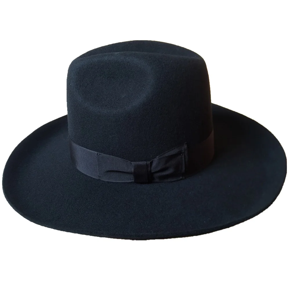 Black Israel Jewish Hat Jews Wool 