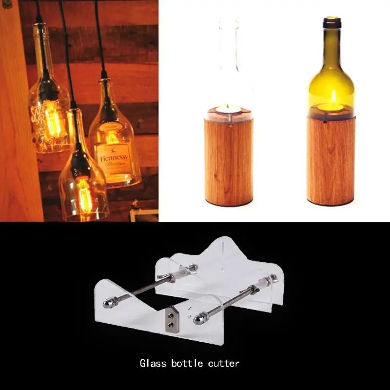 Стеклянный резак для бутылок DIY Инструменты Профессиональные бутылки резки 2-12 мм толщина нержавеющей стали стеклянная бутылка для вина
