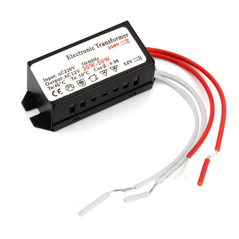 

G4 Halogen Lamp Power Supply AC Adapter LED Driver Electronic Transformer Switch For Low-voltage halogen lamp 12V 20W-50W